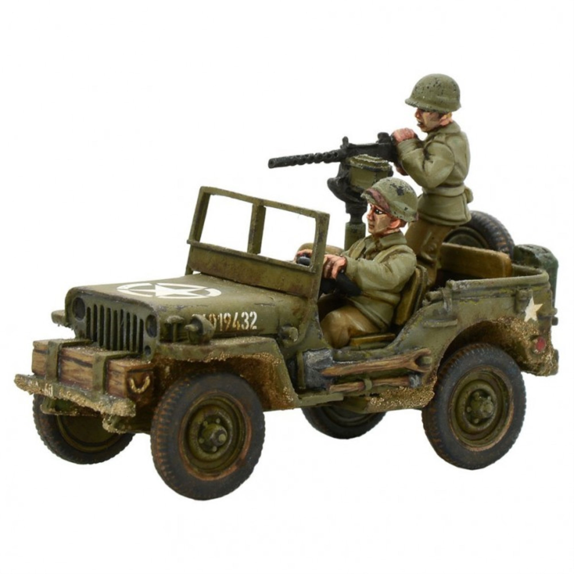 Bolt Action - US Army Jeep with 30 Cal MMG - Warlord Games