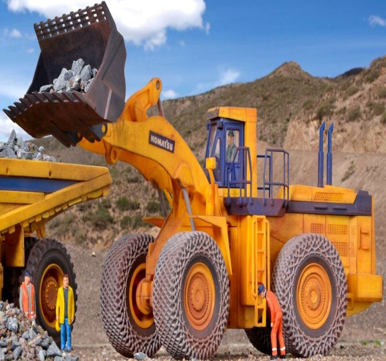 Kibri Kit 11454 HO KOMATSU WA 800-2 wheeled loader