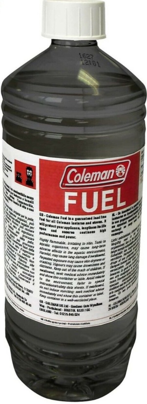 Coleman Lead Free Liquid Fuel 1L Bottle for Dual Fuel Stoves and Lanterns Hiking