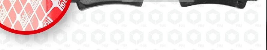 FEBI BILSTEIN BRAKE PAD SET, DISC BRAKE REAR TOYOTA COROLLA