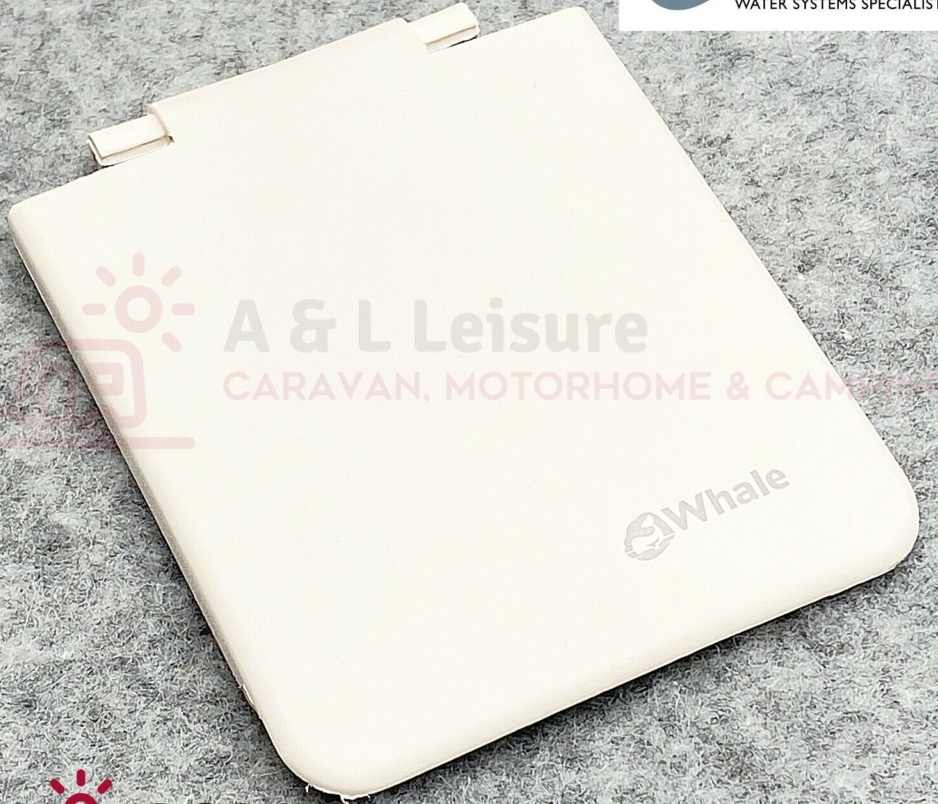 Whale Watermaster Inlet Socket Housing Lid Flap Cover White Motorhome AK1401