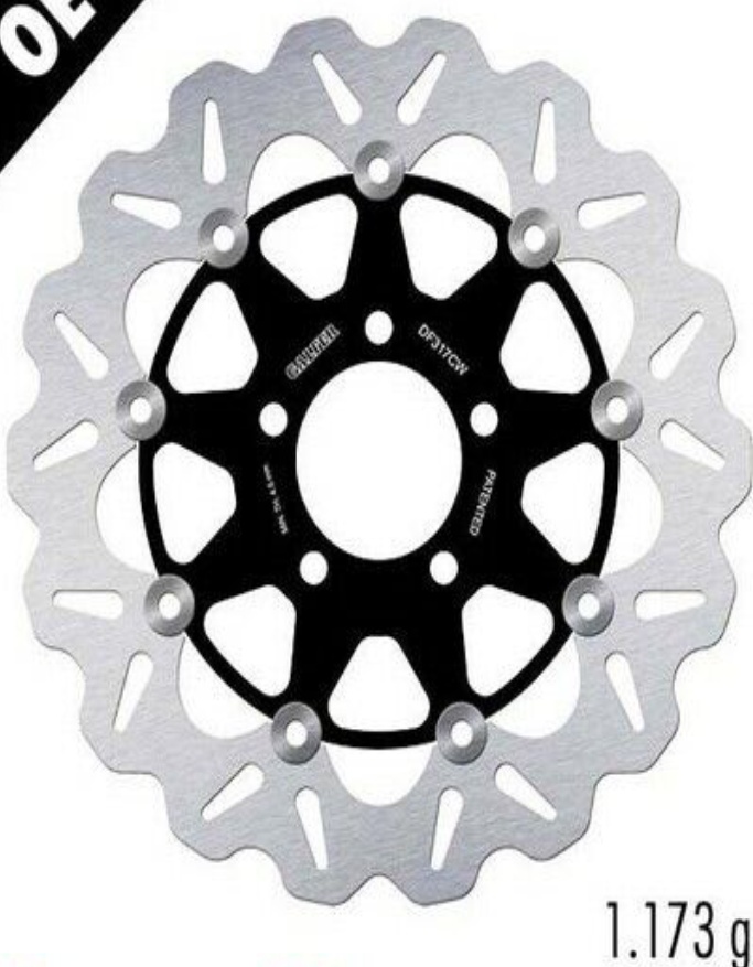 Galfer Front Brake Disc WAVE FLOAT FULL 290x5mm SUZUKI GSF 600 N BANDIT IZQ.2000
