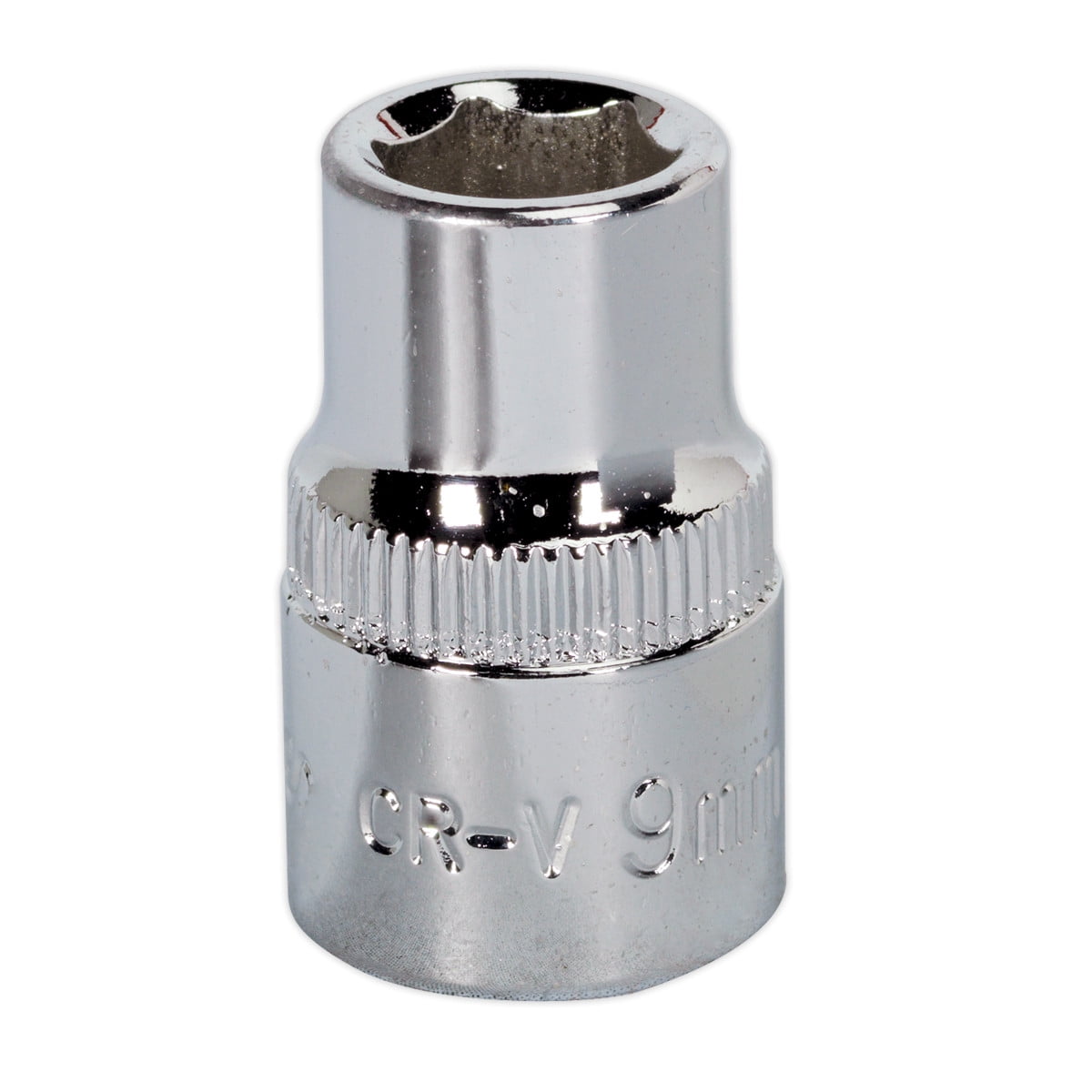 Sealey SP3809 Premier Fully Polished Socket 3/8""Sq Drive 9mm