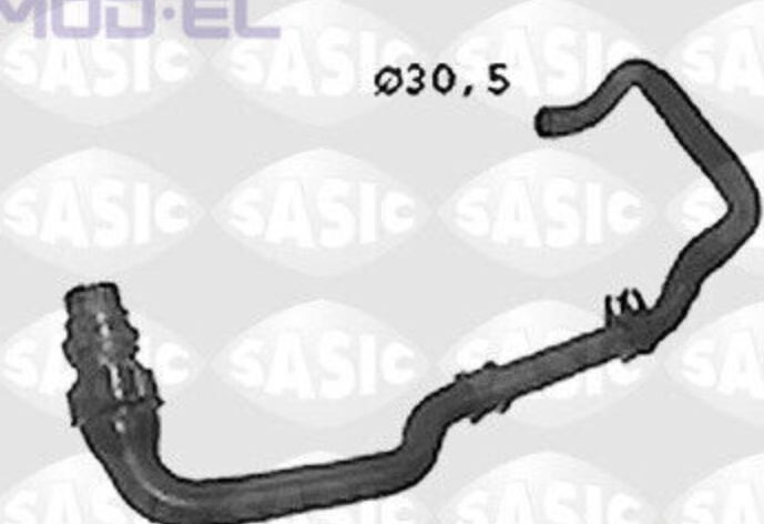 Lower SASIC SWH0475 Radiator Hose for CITROËN,PEUGEOT