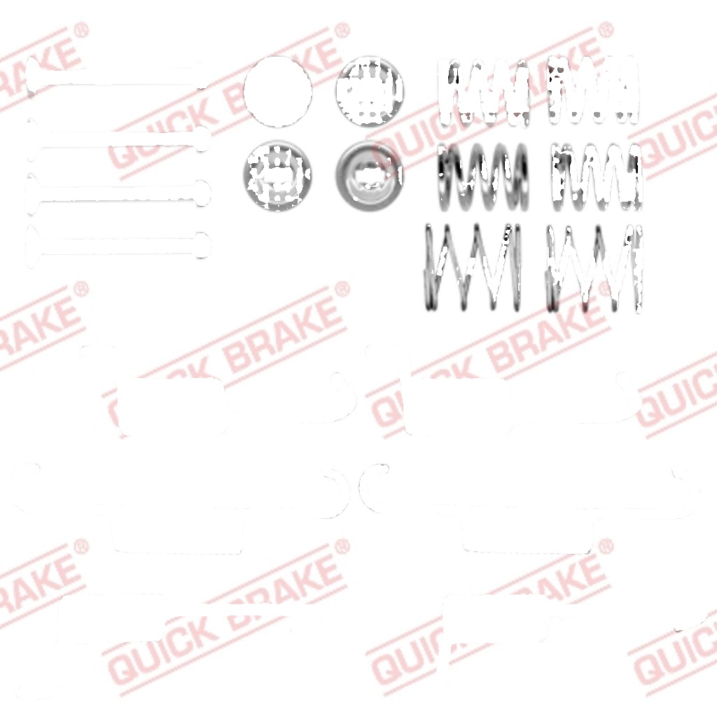 Rear QUICK BRAKE 105-0823 Accessory Kit, parking brake shoes for HYUNDAI,KIA