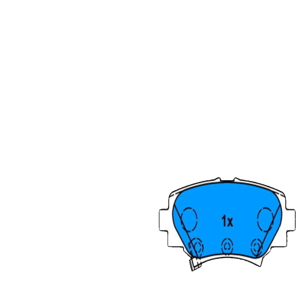Rear ATE 13.0460-5657.2 Brake Pad Set, disc brake for MAZDA