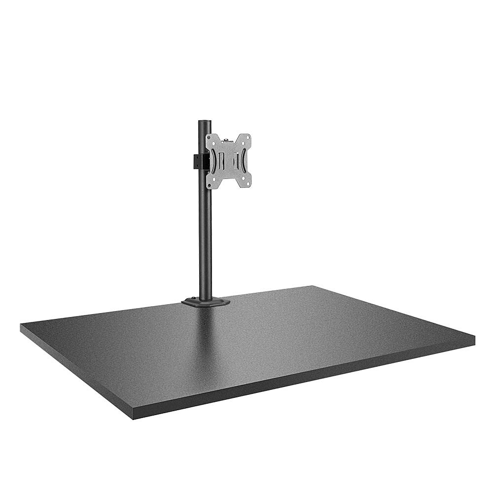 Single Monitor Desk Mount Bracket with Pole & Standard Clamp VESA Stand