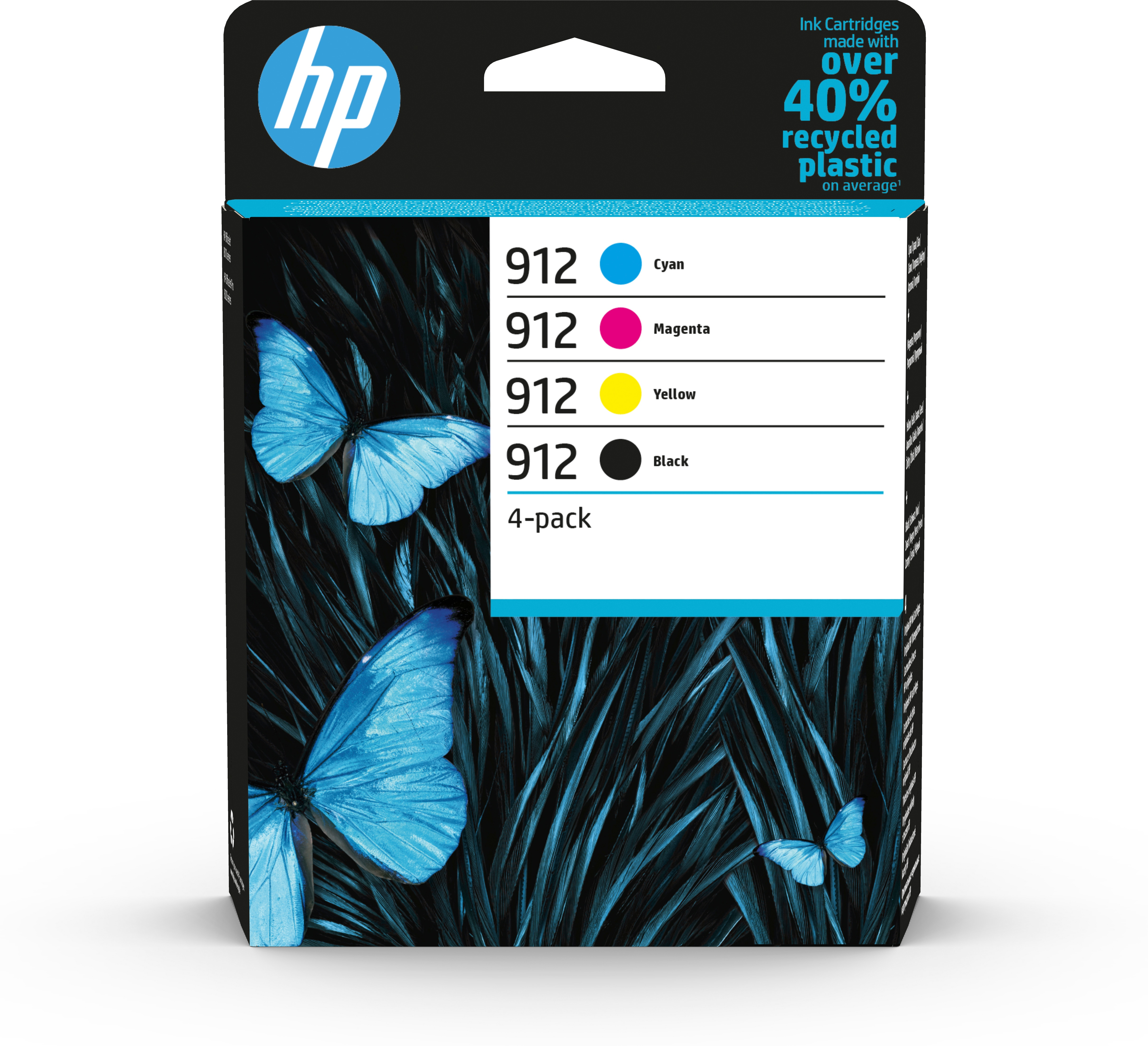 HP 912 4 pack ink cartridges for HP OfficeJet 8014 printer