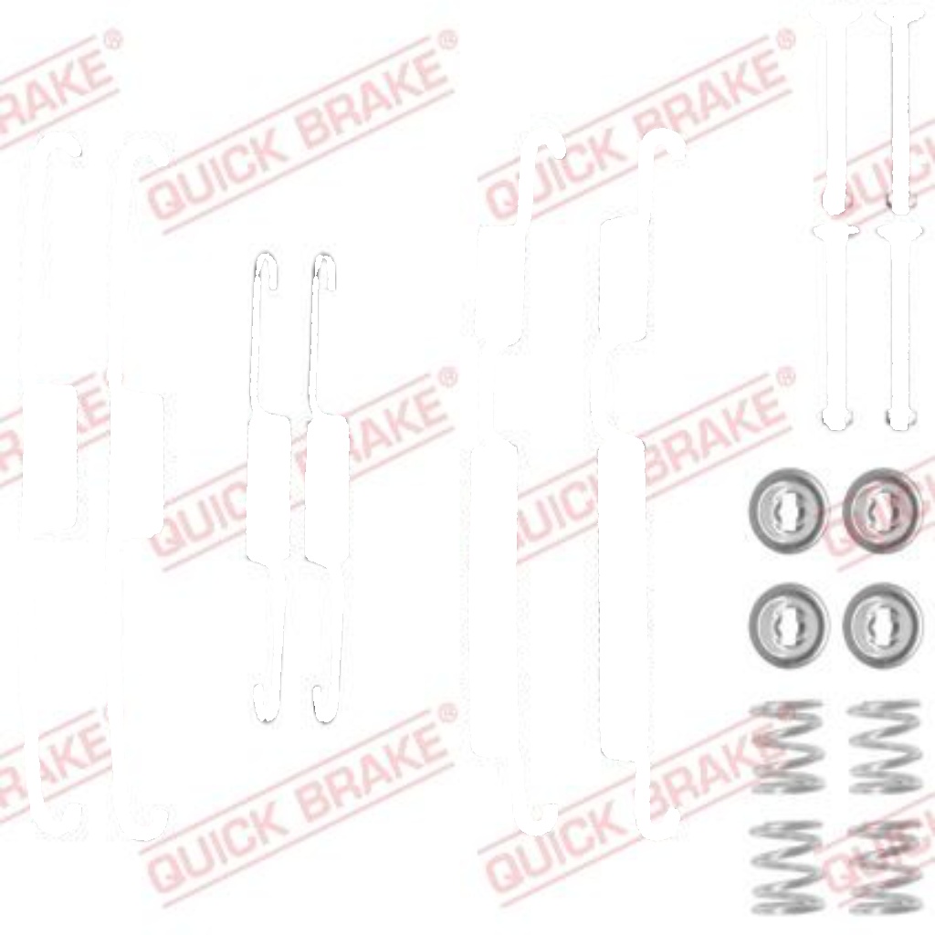 Original Quick Brake accessory set brake shoes 105-0813 for Hyundai