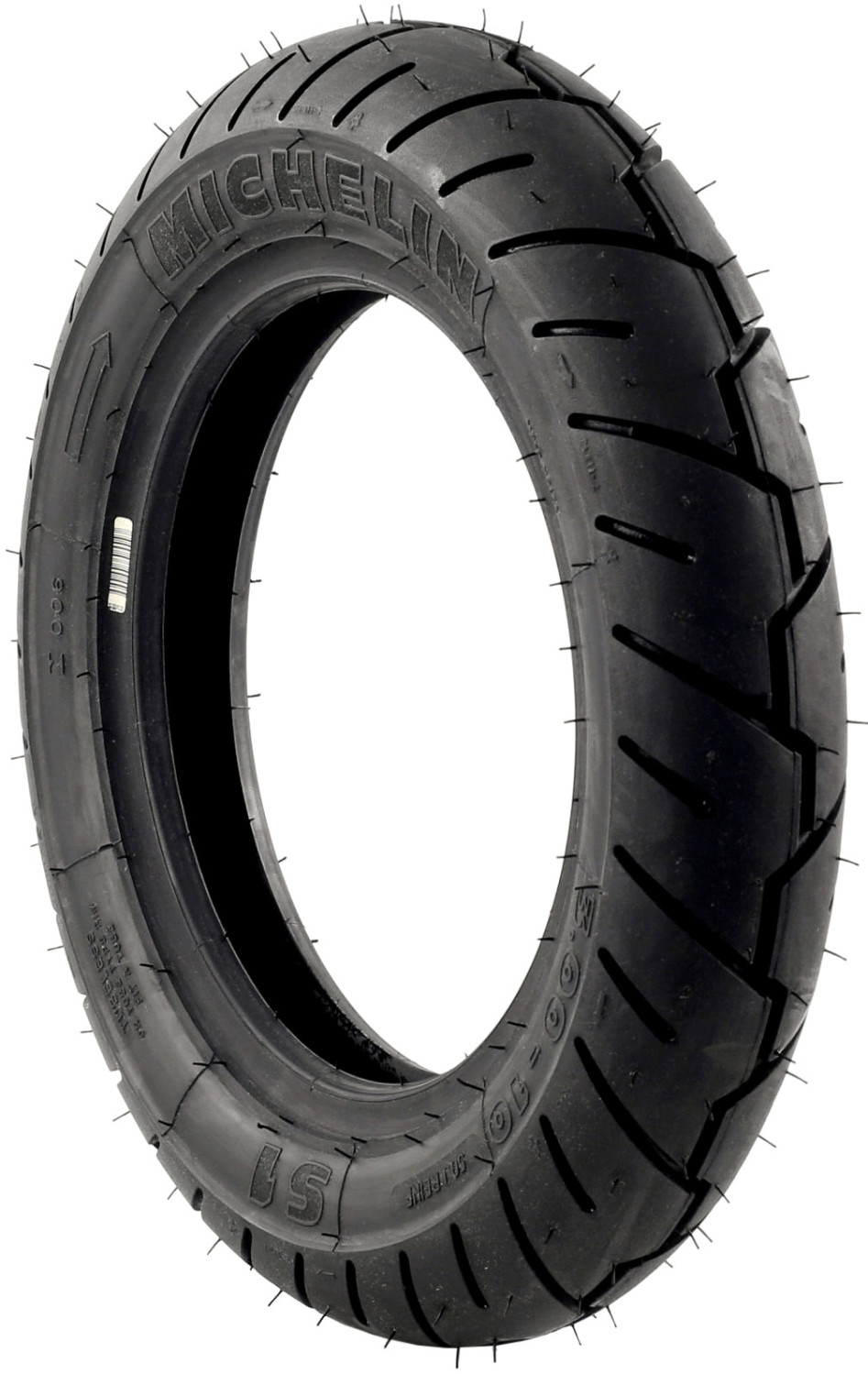 1 x Michelin S1 3.00-10 (50J) TL / TT Front Or Rear Classic Scooter / Moped Tyre