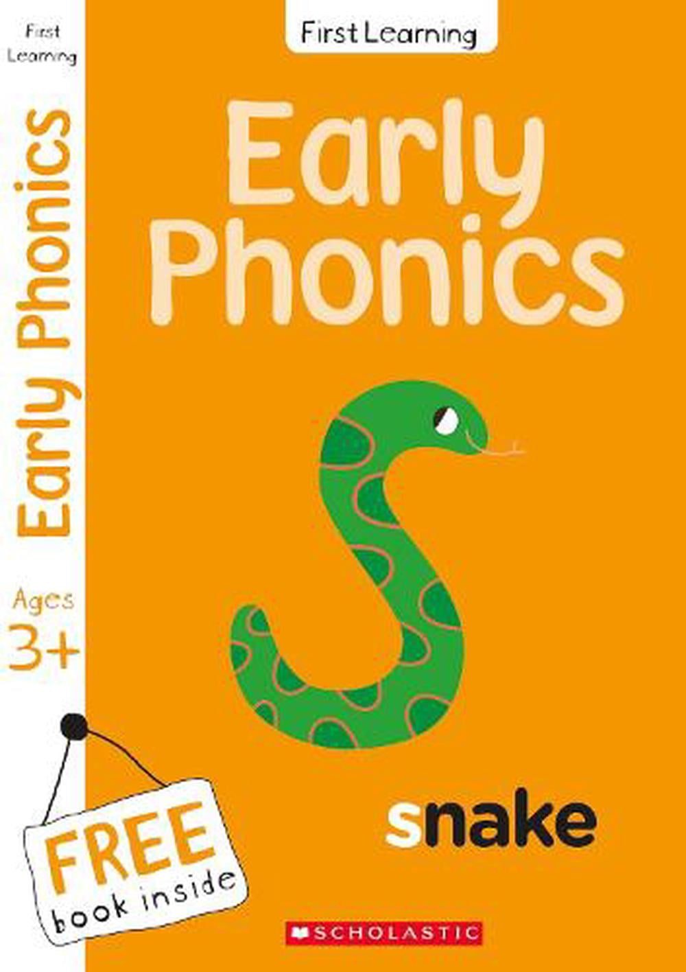 Phonics workbook for Ages 3-5 (Book 1): This preschool activity book includes a