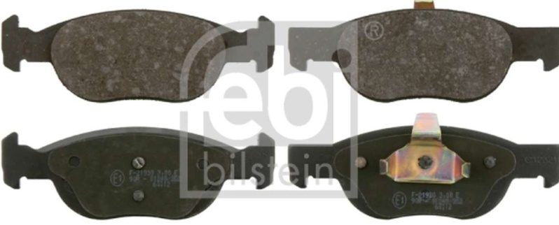 Front FEBI BILSTEIN 16372 Brake Pad Set, disc brake for FIAT