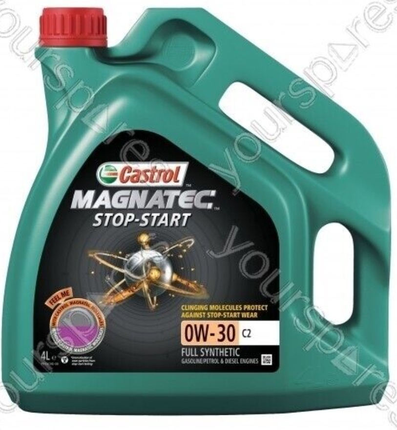 CASTROL MAGNATEC 0w30 C2(15B322)Fully Synthetic PSA B71 2312*STOP-START* 4L