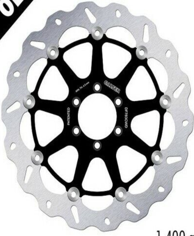 Galfer Front Right Brake Disc WAVE FLOAT Full 320x5m KTM 690 DUKE III R 2010>17