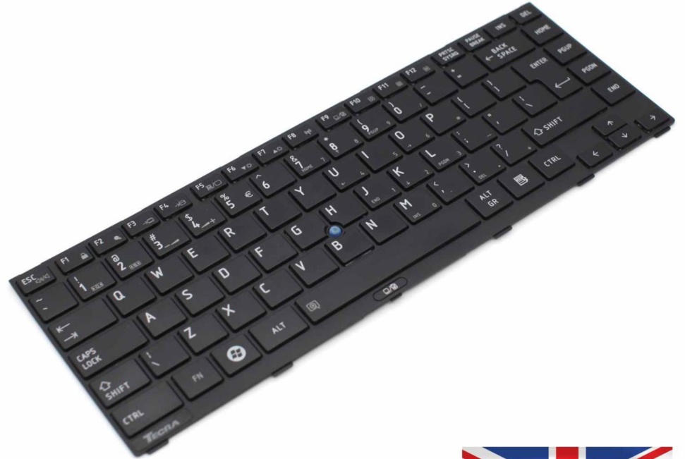 Toshiba Tecra R845 R85 0G83C000C62UE Keyboard Notebook 2NT0000349A MP-12Q56GB