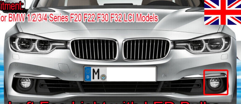 N/S LED FOG LIGHT FOR BMW 1 2 3 4 SERIES F20 F21 F22 F23 F30 F31 F32 F33 F36 LCI