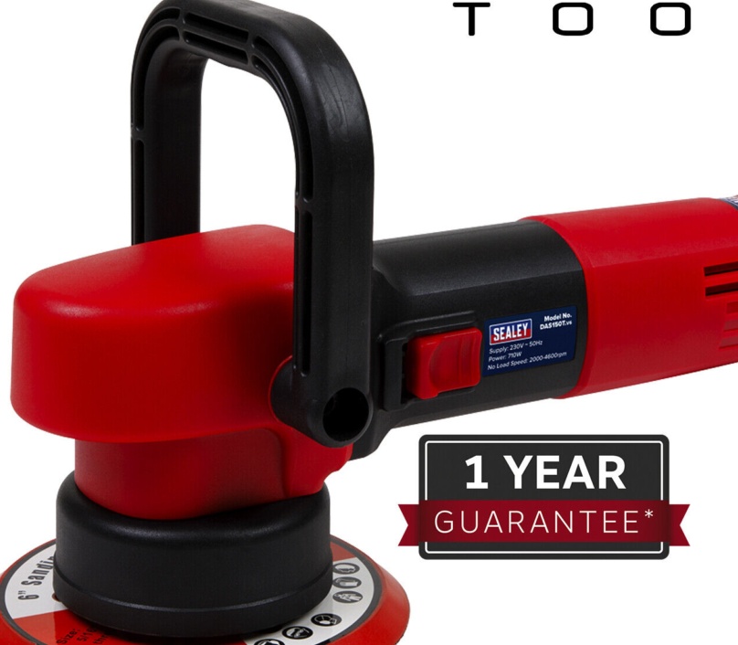 Sealey DAS150T Random Orbital Dual Action Sander 230V