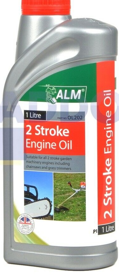 1 Litre Bottle of 2 Stroke Oil Petrol Engine Chainsaw Trimmer Strimmer Lawnmower