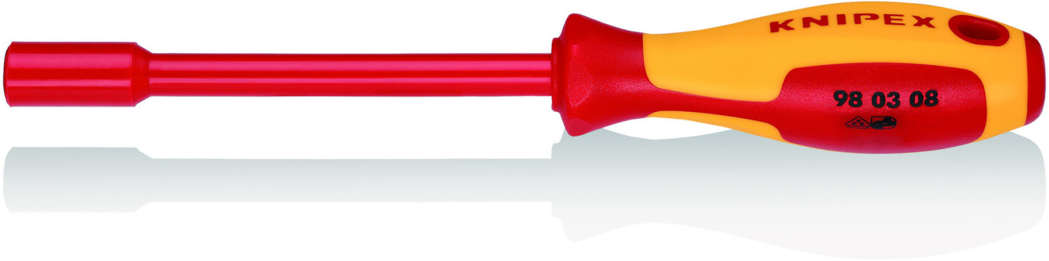 Knipex 98 03 08 VDE Insulated 8mm M5 Nut Driver Spinner Screwdriver