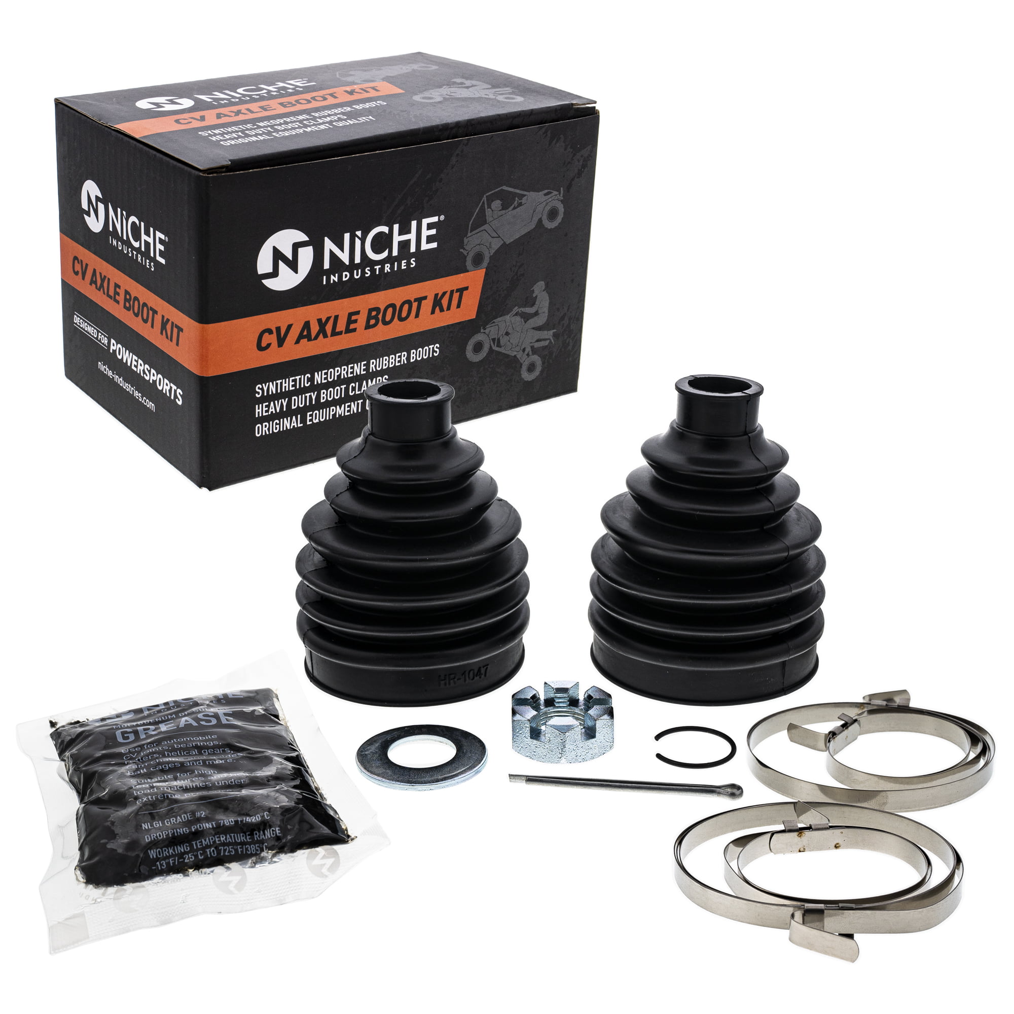 Nicchia Niche Front Cv Axle Boot Kit For Polaris 2203331 2203332 Ranger 800 50