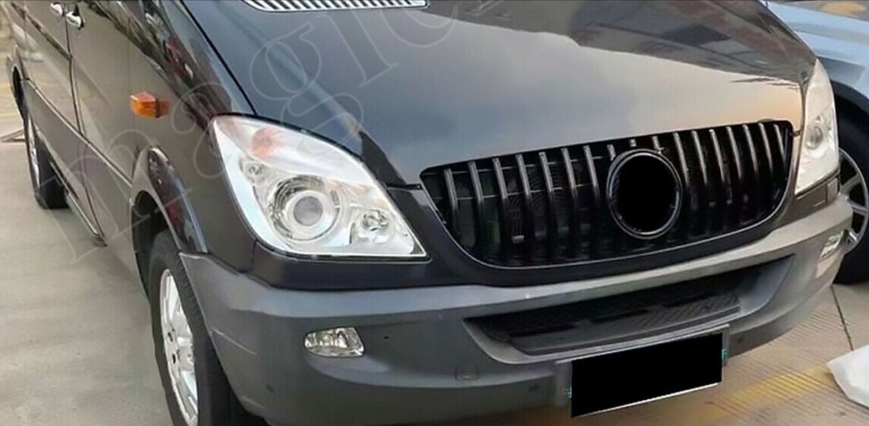 Front Bumper Grille GTR Style for Mercedes 06-13 W906 Sprinter MK2 Pre-Facelift