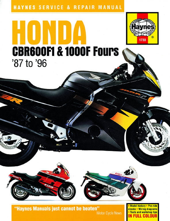 Honda CBR600F1 (87 –96) Haynes Paperback Haynes 2B – Superbike Manuals - Image 2