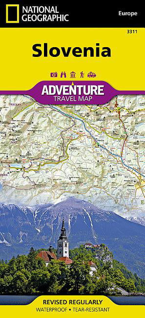 Slovenia Map National Geographic Adventure Map