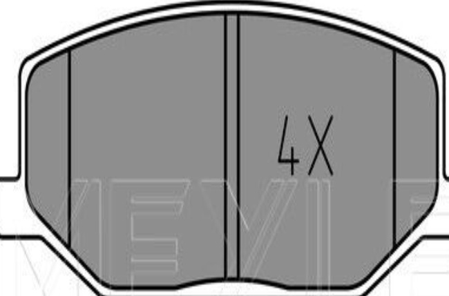 Front MEYLE GERMANY 025 211 4215 Brake Pad Set, disc brake for SUZUKI
