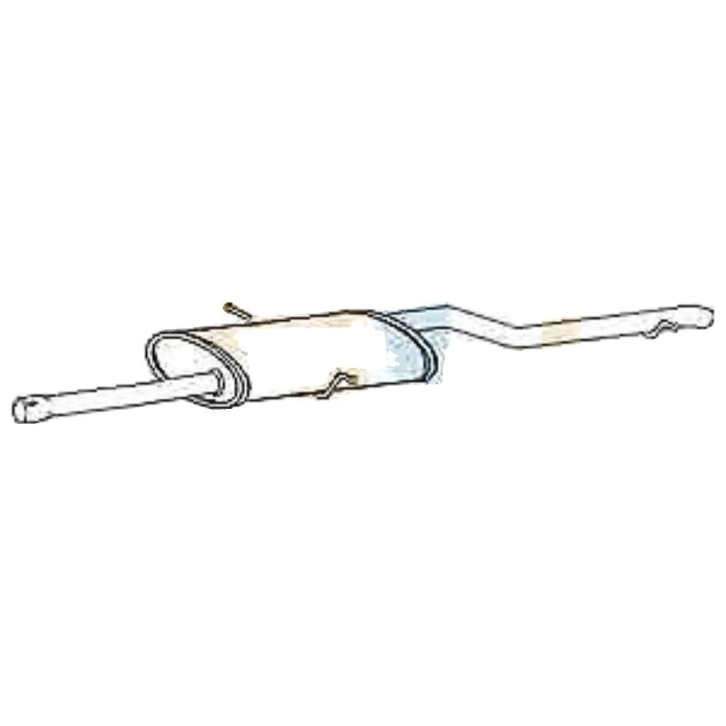 Klarius MZ408V Exhaust Rear Box A170 1.7 98-05