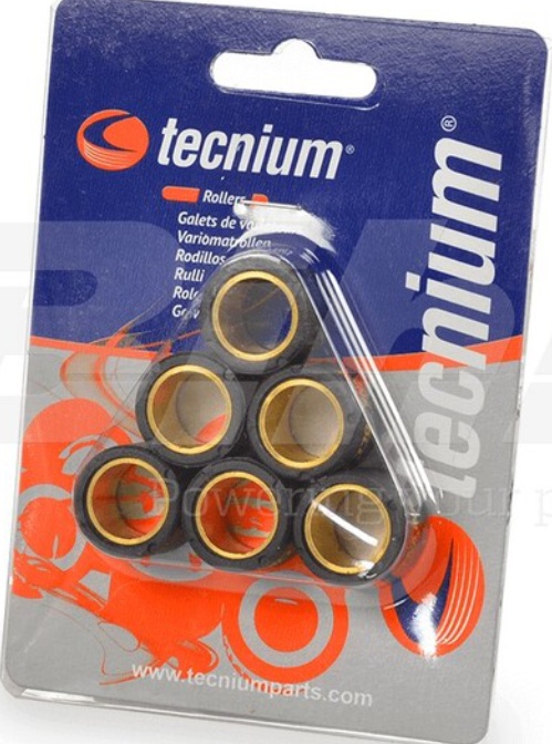 Free Shipping Tecnium Variator Rollers 20X14Mm 15.5Gr - 6 Pieces For Motorcycle
