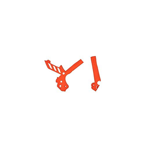 KTM EXCF250 EXCF350 EXCF450 POLISPORT FRAME GUARDS POLISPORT ORANGE 2012-2016