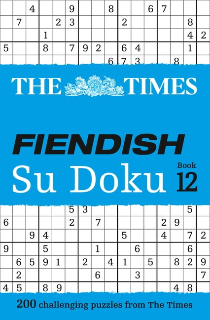 The Times Fiendish Su Doku Book 12: 200 by The Times Mind Games (PB 2019) - Image 3