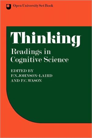 Thinking by P. N. Johnson-Laird, P. C. Wason - 9780521292672