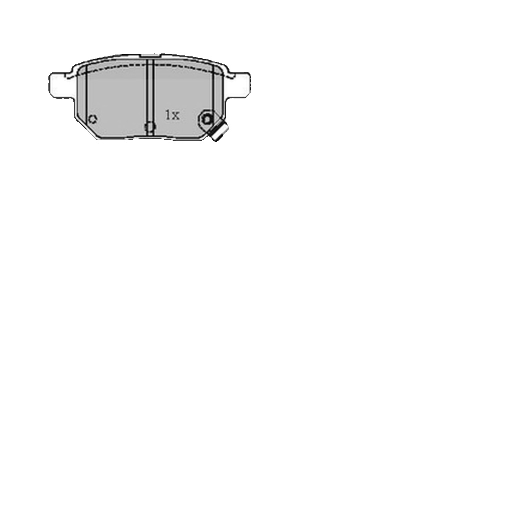 Brake Pads Set Rear ADB31579 Allied Nippon 04466-47020 04466-47030 04466-76010