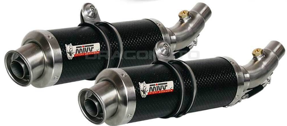 Mivv Ducati Monster S4R 2005 Terminali Di Scarico Per Moto Marmitte Gp Carbonio