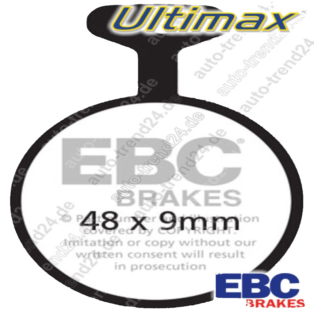 EBC Motorcycle Brake Pads (5) - FA011