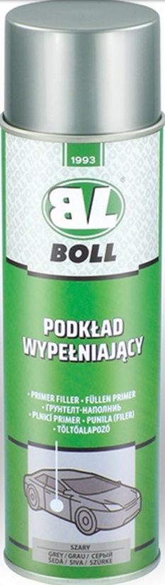 GREY High Build Primer Filler 500ml Spray Aerosol Car Body Fast Drying BOLL PRO
