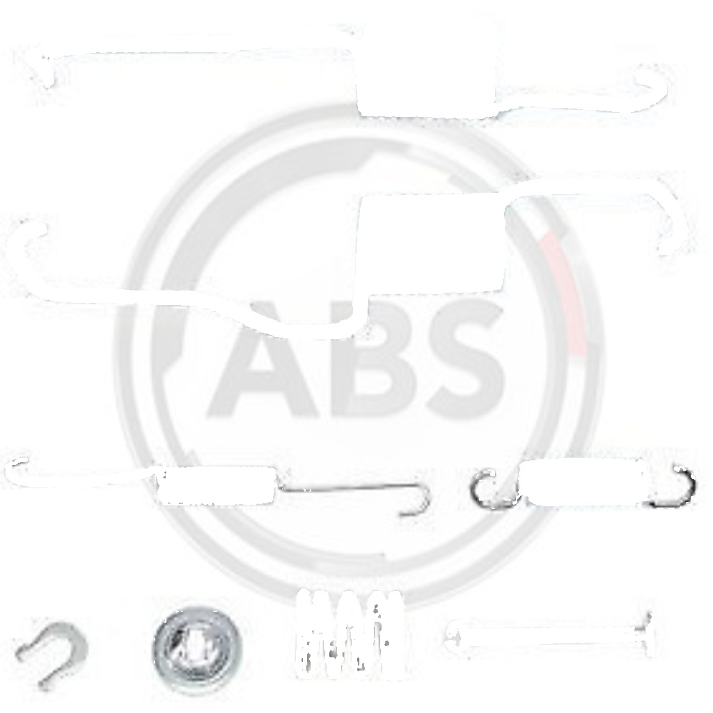 Rear Brake Shoe Fitting Kit A.B.S. 0886Q for Toyota RAV 4 (01-05)