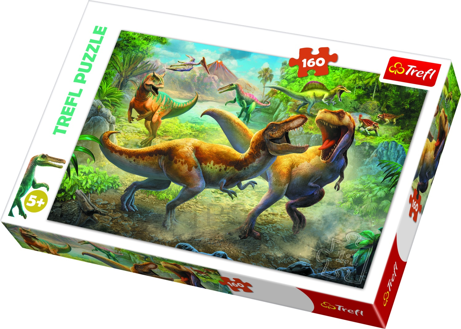 Trefl Puzzle 160 - Tyrannosaurier Kampf - Bild 7
