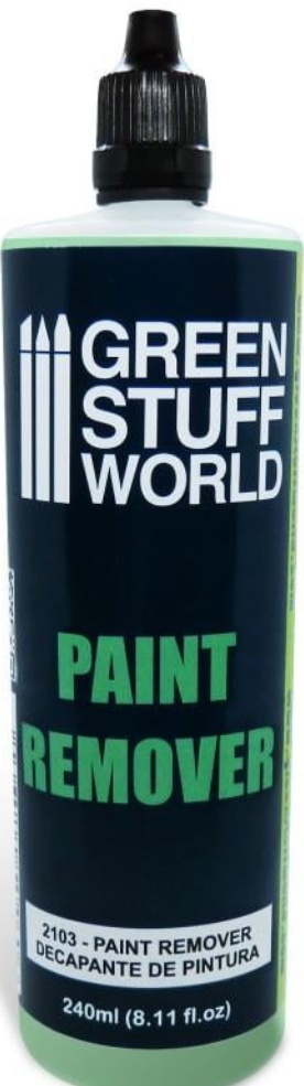 Green Stuff World Paint Remover 240ml for Miniatures Plastic Resin Metal - Image 2