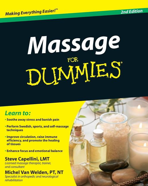 Massage For Dummies by Michel Van Welden (Paperback Book) - Image 4