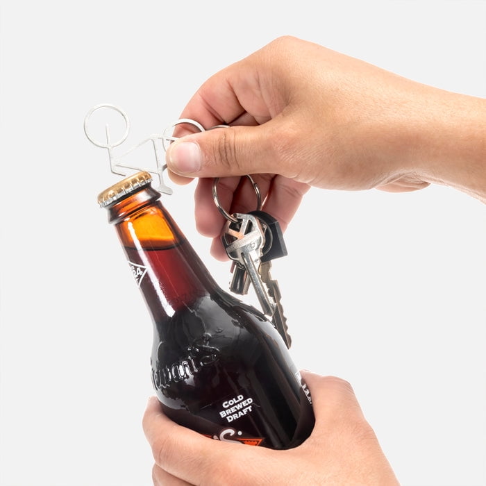 Bike Key Ring And Bottle Opener