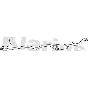 Klarius box with centre pipe fits BMW 116 1.6 118 2.0 04-07 BM447M