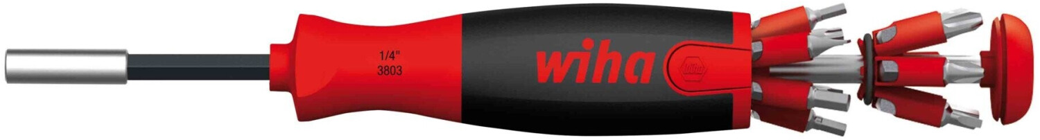 Wiha LiftUp 25 Magnetic Screwdriver with Bit Magazine (SL, PH, PZ, TX)