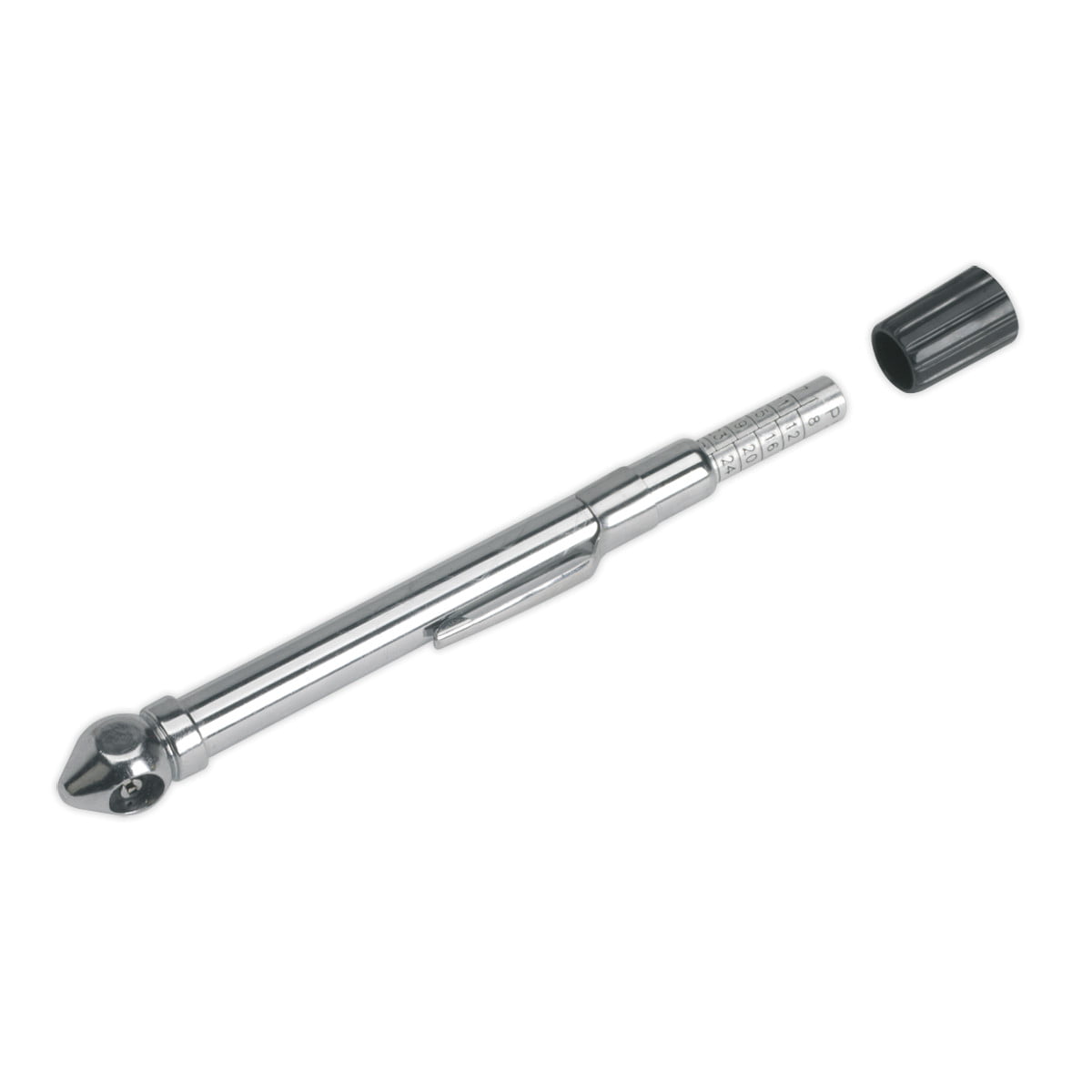 Tyre Pressure Gauge Pocket Clip Valve Core Removal Tool Car Bike 6-50PSI……
