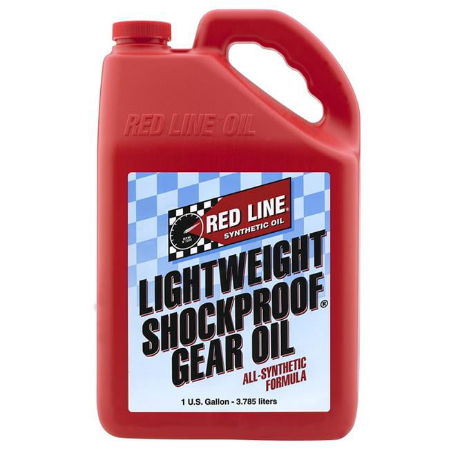 1 x Red Line Lightweight Shockproof Synthetic Gear Oil - 1 US Gallon (3.78L)