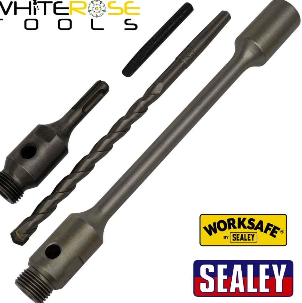 Sealey DDASL Worksafe SDS Plus Adaptor Pack 310mm