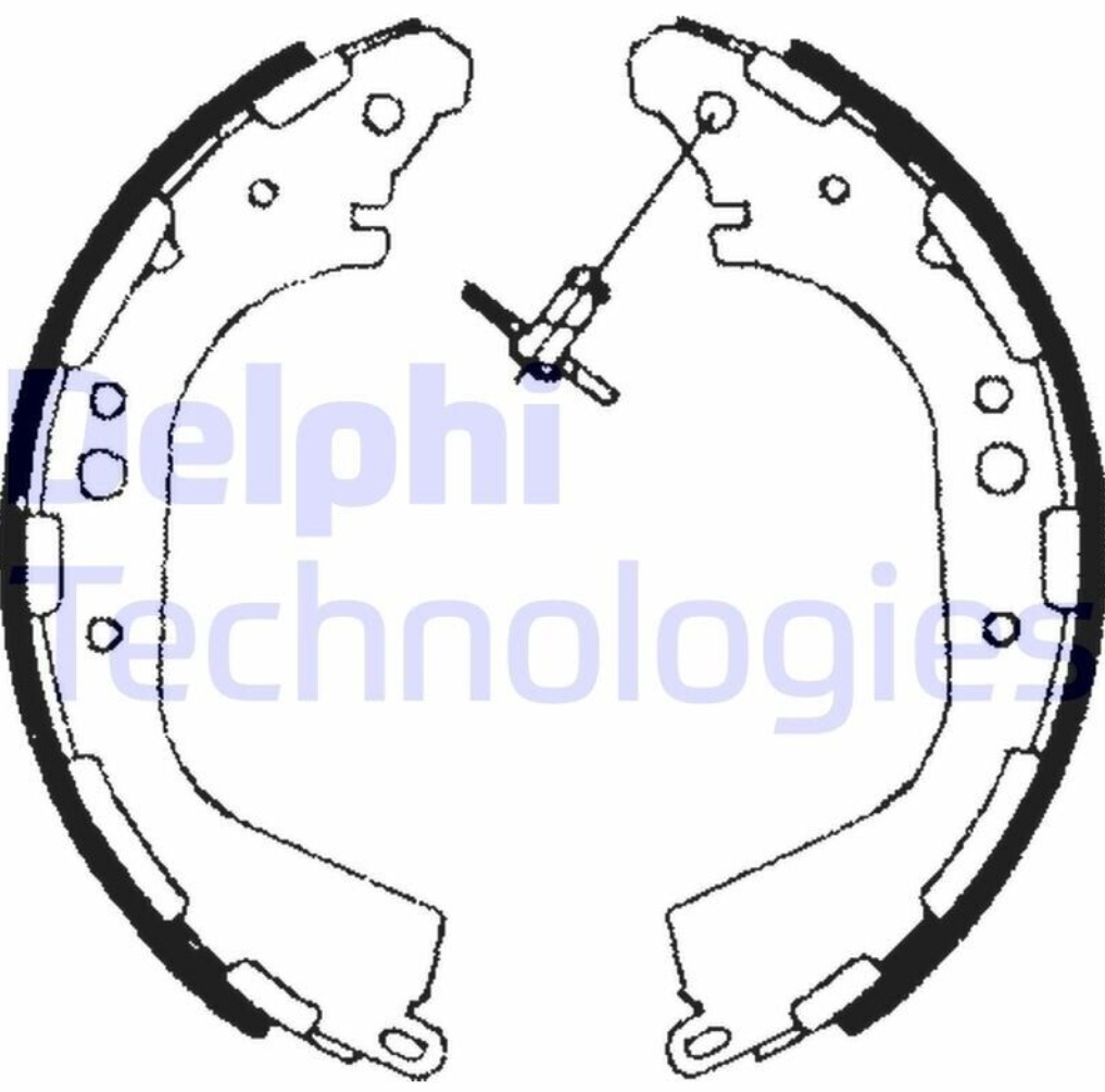 Fits DELPHI LOCKHEED HAMULCE LS1709 BRAKE SHOES.   ⭐UK Stock⭐