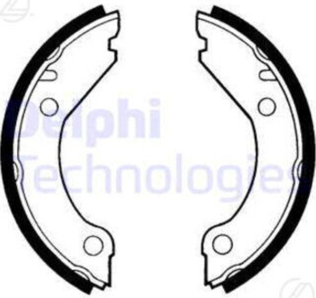 Fits DELPHI LOCKHEED HAMULCE LS1375 BRAKE SHOE AXLE SET VOLVO  ⭐UK Stock⭐