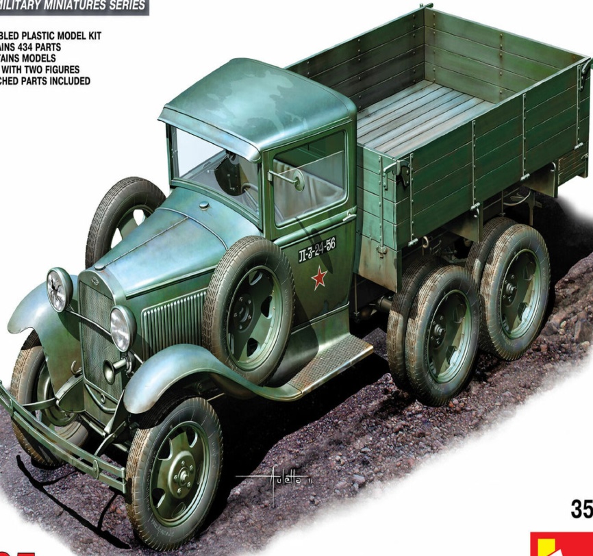 MINIART 35136 1:35 GAZ-AAА. Mod. 1940 Cargo Truck